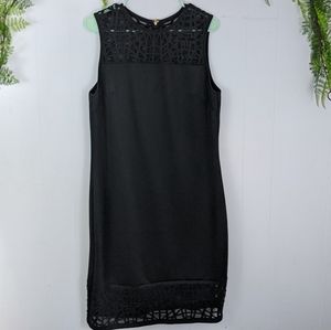 Thalia Sodi black dress with sexy mesh pan…